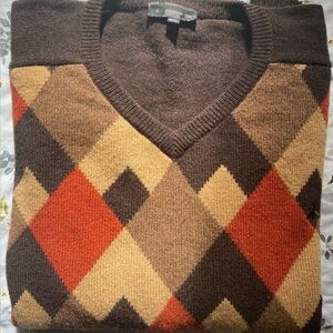 Men's sweater, pure soft wool